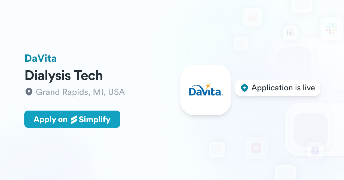 Dialysis Tech DaVita Simplify Jobs dialysis-tech-davita-simplify-jobs